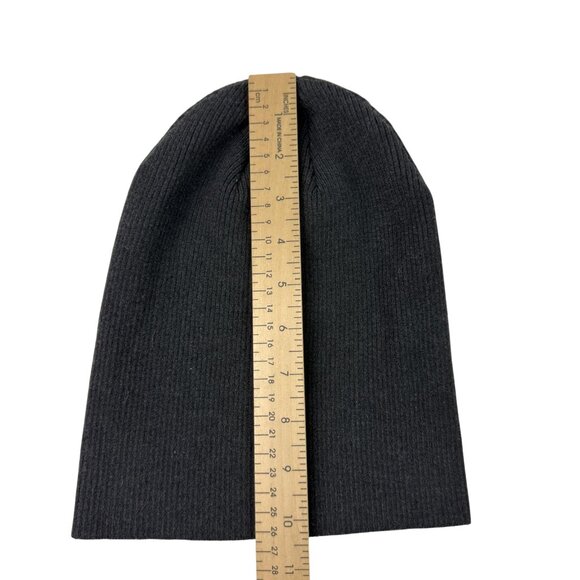 A New Day Black Ribbed Knit Lightweight Beanie Women’s One Size - Picture 7 of 7